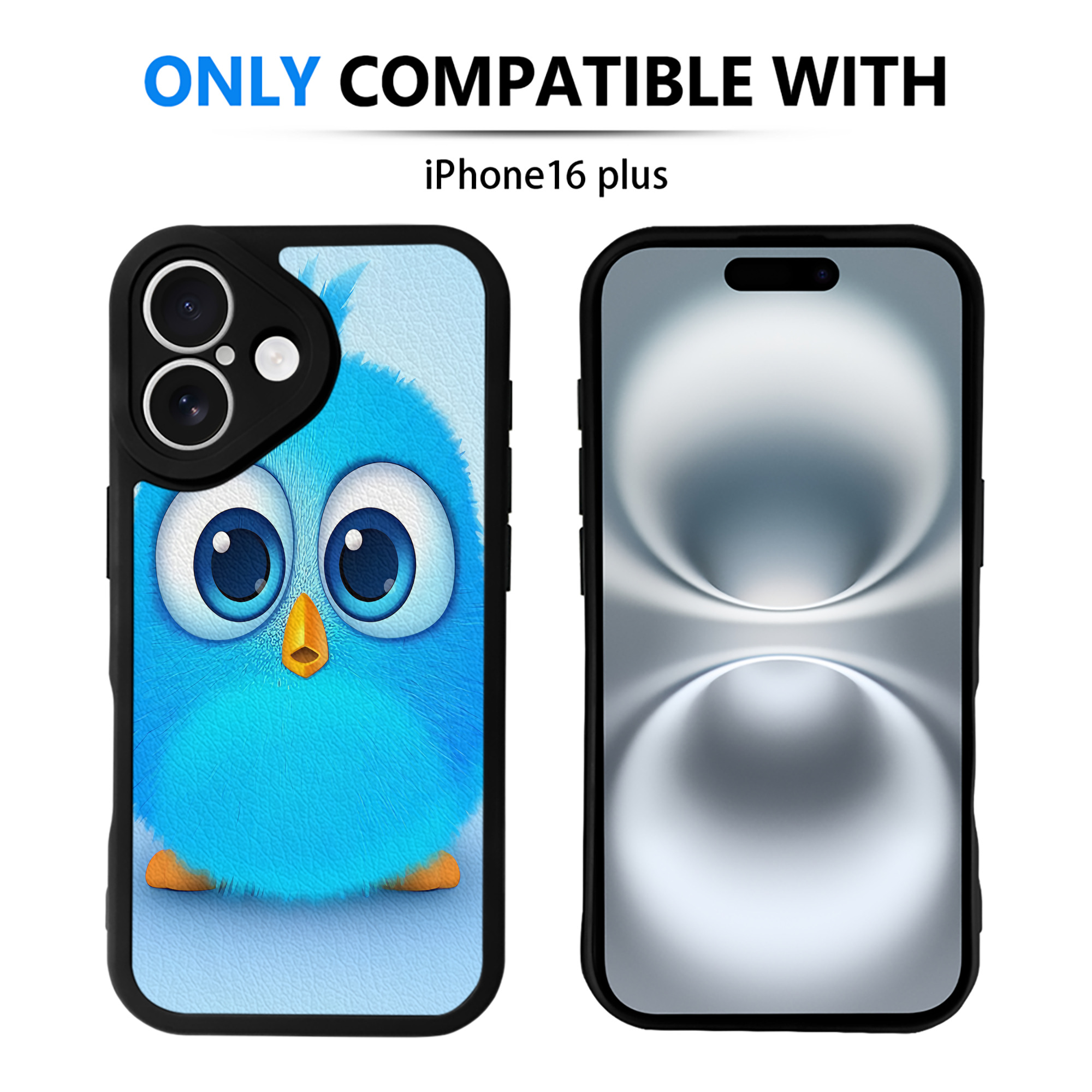 （画像用） Angry Birds アングリーバード 【iPhone 16シリーズ対応】シリコンスマホケース（レザー調） 材質：シリコン